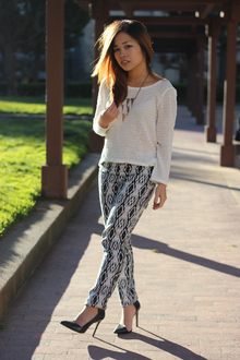 GEOMETRY 101, casual, printed pants, ootd, my style
