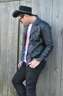 Grunge life, grunge, menswear, style, fashion, ootd, biker jacket