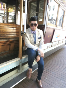 The Haptons to San Fran, blazer, menswear, preppy, linen, fashion, style, san francisco, hamptons, men, lookbook, ootd