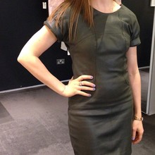 Eugenie, leather dress Eugenie