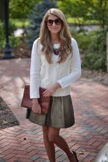 Pair your Heritage Chunky Cable Knit with a little shine
