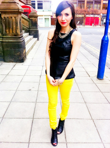 Leather Peplum