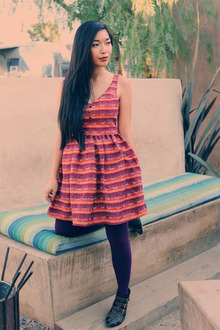 Rose Colored Skies, prints, Jeffrey Campbell, boots