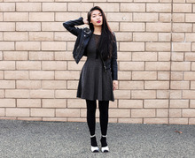 R&R, leather, dressy