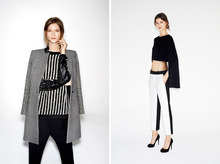 ZARA DECEMBER, Zara, dressy, winter, wool coat, tweed, tuxedo pants