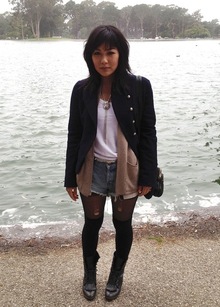 Fall Layers, layers, fall, madewell, zara, cardigan, peacoat, distressed, distressed denim, ksubi, 