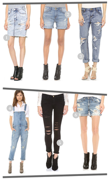 Lusting / Distressed Denim