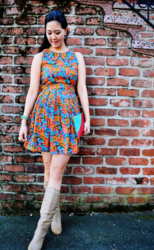Frock, paper, scissors, floral dress, spring style, ootd, wtfab