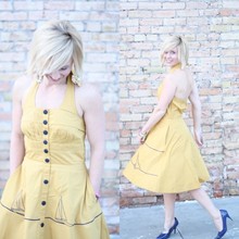 Sail Away With Me, 1950s dress, eShakti