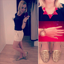Gold Studs, dressy, casual
