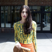 Tie Dye Python, Python, Bright, Yellow, Mod