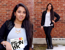 Toronto Fashion WeekThank you so much for all your support and I appreciate them all.  To find out more about this look please check out mylyfe-mystory.blogspot.ca/   Harija R , Fashion Week Toronto