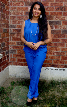 Power Pla,  #SummerTime #DailyLook #Chic #Comfy #RoyalBlue #Jumpsuit #Dressy #Summer