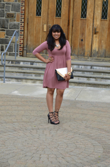 You're Making Me Blush, Babydoll dress, lace up sandals, daytime dress, day to night