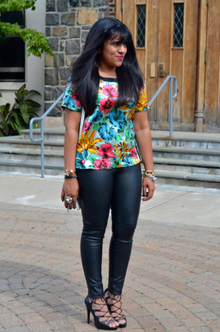 Floral & (Faux) Leather
