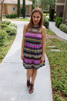 Summer Dress, heart necklace, summer, francescas, initial necklace, girly, cute