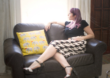 Dogtooth Dreams, monochrome, dogtooth, culottes