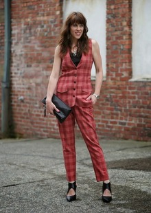 My Favorite Kal Rieman Suit, plaid, kal rieman, women's suiting, menswear for women