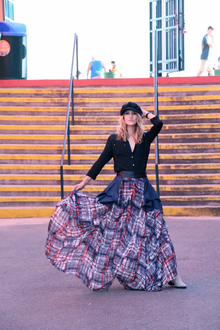 Queen of Coney Island, edgy, style, maxi, fun, rocker, chic, boho, 