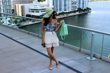 Plaid and crochet, raffia, crochet, hat, summer, flats, plaid, bandeau,