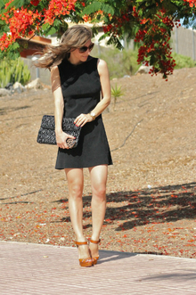 The perfect black dress, lbd, dress, black, ankle strap sandals, 