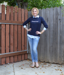 Blue Love, casual, layered, denim
