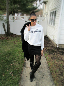 Sweatshirt X Skirt