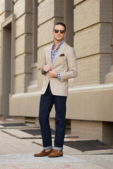 Casual Khaki Blazer