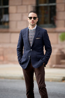 Fair Isle Crew Neck Sweater