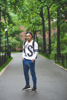 In Blue, profoundaesthetic, asos, topman, denimjoggers, nike
