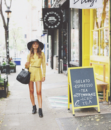 Easy in the east village., katespade, alexis, choies, boohoo, laceromper, dolce&gabbana, modernvice