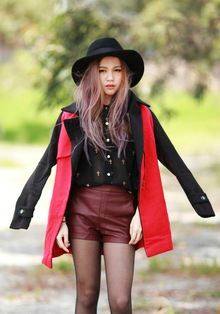 Red Faux 