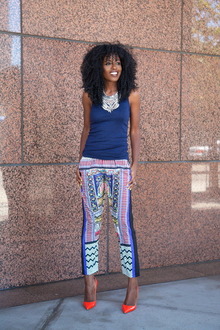 Tank Top + Printed Pants, classic