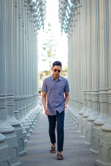 THE DRESSY TOURIST, clubroom, printedshirt, asos, slimfitpants, aldo, lorrinsandal, warbyparker, tedbaker, h&m, summer