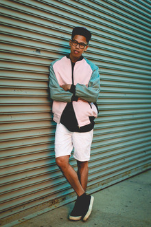 PASTEL PAPI, ambig, asos, pastel, bomberjacket, vineyardvines, whiteshorts, summer, vans, publish