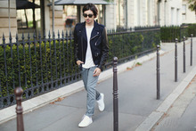 When In Paris, moto jacket, motorcycle jacket