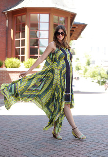 Virginia Vineyard, maxidress, printedmaxi, summer, casual, maternity, vacation, anthropologie, factory, tedbaker, lelarose