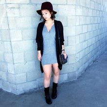 Flea Market Casual, casual, fall, hat, boots, 