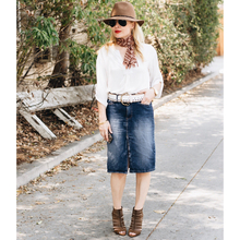 Denim. Fedora. Booties