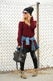 Cold Shoulder, Ripped Knee