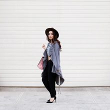 Spring Into Layers, urban outfitters, linen, parka, jacket, cotton, silk, crop top, kristininLA, eileen fisher, sam edelman, suede, pumps, black, harem pants, slacks, 